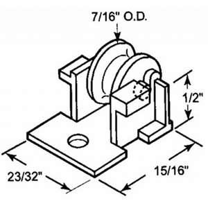 Sliding Window Roller Assembly