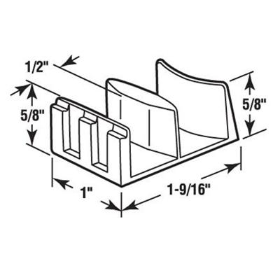 Shower Door Bottom Guide