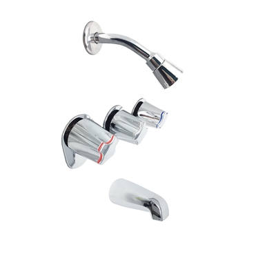3-Handle Tub and  Shower  By Pass Valve
