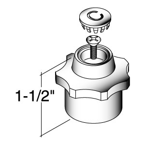 Kitchen / Lavatory Handle Fits American Standard