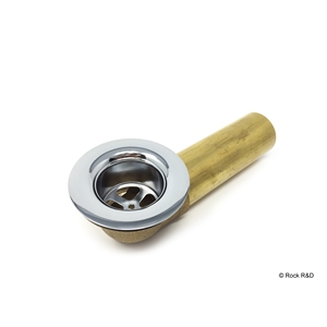 Waste and Overflow Brass Shoe with Steiner Body