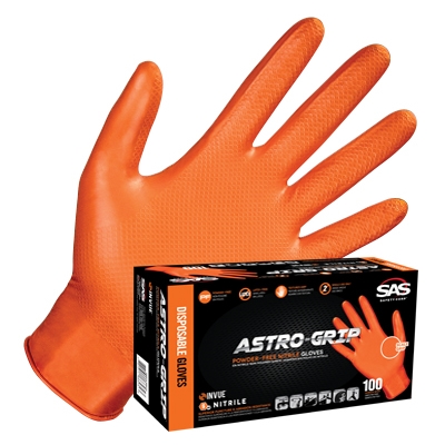Astro-Grip Nitrile Glove Dual-Sided Scale Grip