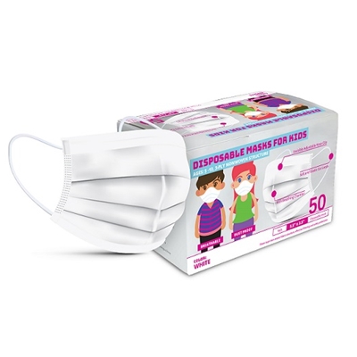 KIDS Mask White Disposable 3-Ply