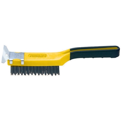 Carbon Steel Wire Brush W/Scraper