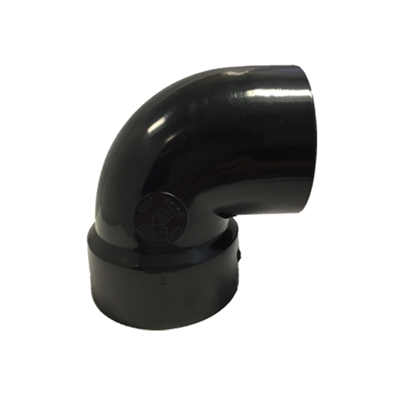 ABS Street Vent Elbow 90 Degree Hub X Spigot