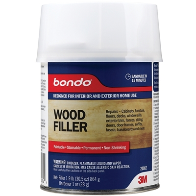 Bondo Wood Filler Yellow 1qt
