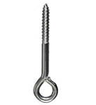 Nails & Fasteners - Zinc Plated Steel Lag Screw Eye