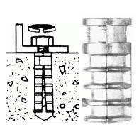 Nails & Fasteners - Lag Screw EyeLag Shields
