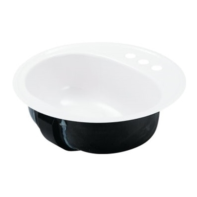 Porcelain Steel sink Flat Rim - Rim Not Included
