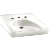 Wall Hung Ledge Back Lavs With 4" Center