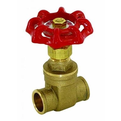 Brass Gate Valve 200 PSI, Female CxC