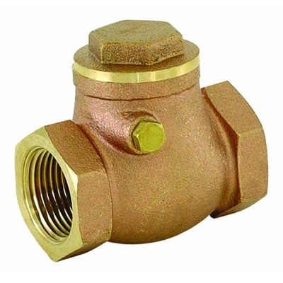 Brass Swing Check Valves Working Pressure 125 PSI IPS