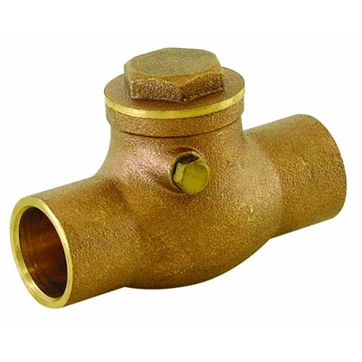 Brass Swing Check Valves Working Pressure 125 PSI CxC