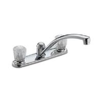 2 Acrylic Handle Kitchen Faucet