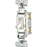Heavy Duty Single Pole Quiet Switch 15 Amp.
