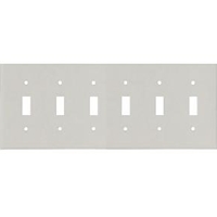 Six Gang Switch Plate .