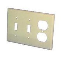 Two Toggle Switch/Duplex Receptacle Plate