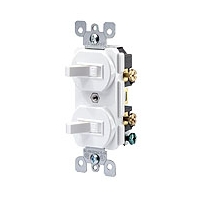 Dual Single Pole Quiet Switches