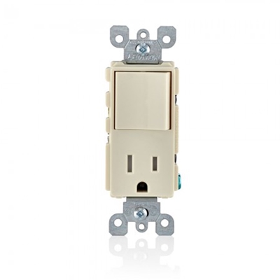 Decora Quiet Switch & Grounded Receptacle