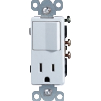 Decora Quiet Switch & Grounded Receptacle