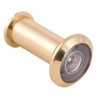 Solid Brass Door Viewer Glass Lens