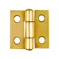 Light Narrow Door Hinge Tight Pin Square Corners
