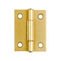 Light Narrow Door Hinge Tight Pin Square Corners