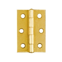 Light Narrow Door Hinge Tight Pin Square Corners