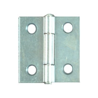 Light Narrow Door Hinge Tight Pin Square Corners