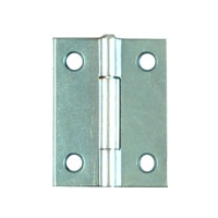 Light Narrow Door Hinge Tight Pin Square Corners