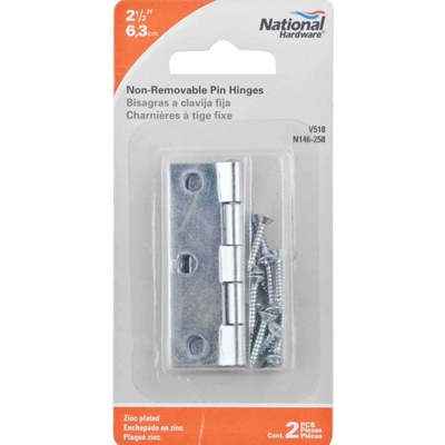 Non-Removable pin Hinges