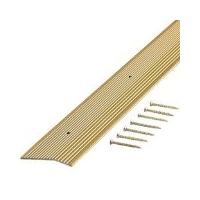 Fluted Aluminum Carpet Trim 2"