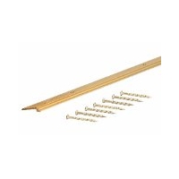 Fluted Aluminum Tile Edging with Screw Nails 3/4"