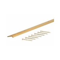 Fluted Aluminum Tile Edging with Screw Nails 3/4"