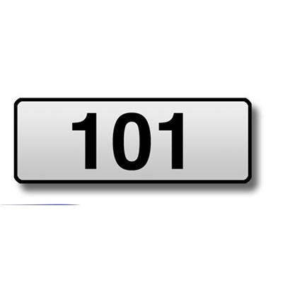 Custom Engraved Self Adhesive Placard