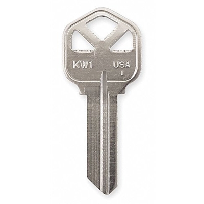 Nickel Plated Blank Key