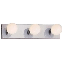 3 Light  Bathroom Vanity Make-up Fixture