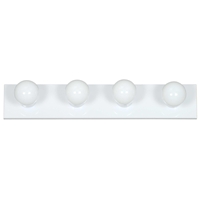 4 Light  Bathroom Vanity Make-up Fixture