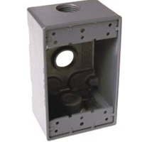 Single Weatherproof Gang Box