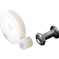3/8" Diameter Center Hole Nylon Wheel