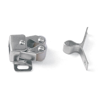 Cabinet Door Double Roller Catch with Insert Clip