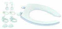 Toilet Seat Elongated - Open Front Less Top