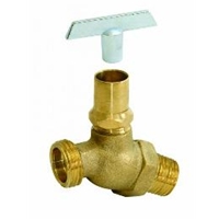 Brass Loose Key No Kink Bibb