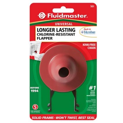 Fluidmaster Toilet Tank Flapper /Kink-free chain
