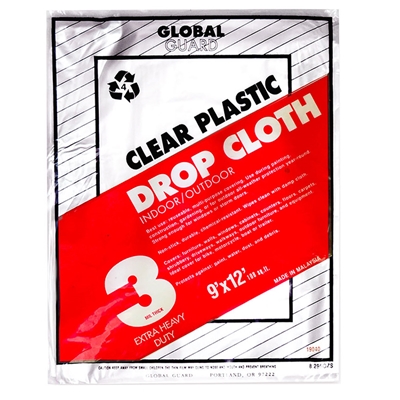 Smooth Plastic Drop Cloth