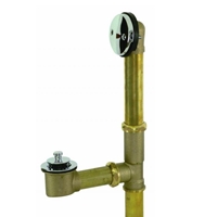 Lift Lock Bath Waste Overflow