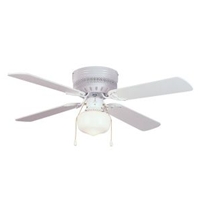 Flush Mount Ceiling Fan with 1 Light Kit