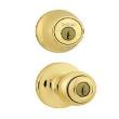 Kwikset Polo Design Combo Pack-Keyed Entry & Single Deadbolt Locksets