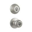 Kwikset Polo Design Combo Pack-Keyed Entry & Single Deadbolt Locksets