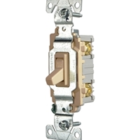 Heavy Duty Single Pole Quiet Switch 20 Amp.